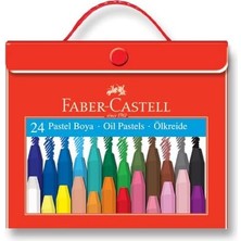 Faber-Castell Faber Castell 24'lü Çantalı Pastel Boya Kalemi Set