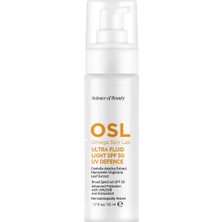 OSL Omega Skin Lab Yağlı Ve Karma Ciltler Için Spf 50 Güneş Kremi - Ultrafluid Light Spf50 50ml