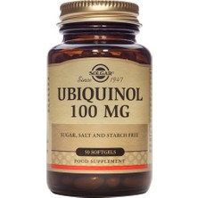 Solgar Ubiquinol 100 Mg 50 Kapsül Vitamin ve Mineral İçerikli Yetişkinler İçin Enerji Desteği