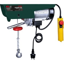 KL Pro KLV250 1000Watt Elektrikli Vinç 250/500 kg Kaldırma Kapasitesi Halatlı Kaldıraç