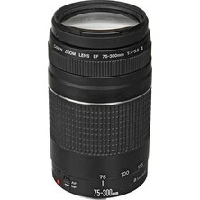 Canon EF75-300MM F4-5.6 III Tele Zoom Lens Uyumluluğu Canon İçin Yüksek Performanslı Objektif