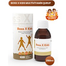 Asko Boss X Kids - Kalsiyum, Magnezyum, L-Arjinin, Çinko, Vitamin D3 İçeren Çocuk Multivitamin Takviyesi