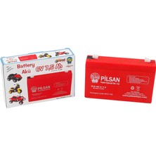 Pilsan 6 Volt 7,5 Ah Akü & Yedek Parça Yerli Üretim Özellikli Güçlü Akü
