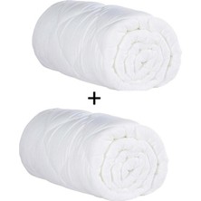 Özdilek 1 Alana 1 Bedava Tek Kişilik Yorgan 155 x 215 cm Beyaz Antibakteriyel Mikrofiber