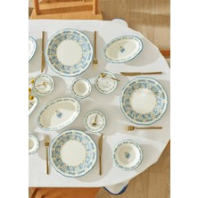 Bella Maison Liana Stoneware 26 Parça 6 Kişilik Kahvaltı Takımı Mavi