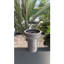 Taş Bowls Nargile Lülesi Phunnel (Büyük Boy) / Mat Füme Antrasit