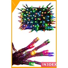 İn3dex 50 Ampul 5 Metre Rgb LED Işık Şerit Çok Renkli Aydınlatma