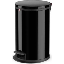 Hailo 0517-060 Çöp Kovası Pure M Siyah 12 Lt