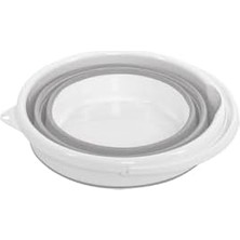 Pazar Kapısı Pratik Katlanabilir Akordiyon Plastik Kova 12,8 Lt