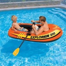 Intex Explorer 200 Çift Kişilik Şişme Bot Full-Set 185 cm x 94 cm x 41 cm Kız Çocuk ve Erkek Çocuk İçin