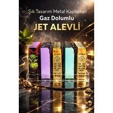 UltraMint Şık 5'li Metal Küp Çakmak Seti, Pratik ve Dayanıklı Tasarım