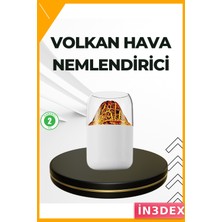 İn3dex Nano Buhar Makinesi USB Şarjlı Volkanik Tasarım Aromaterapi