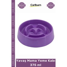 Carlburn #petshop Kedi Köpek Sağlıklı Beslenme Hazımsızlık Önleyici Kaliteli Yavaş Mama Yeme Kabı 375 ml