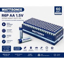 Wattsonix R6P Aa Kalem Pil 60'lı