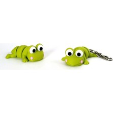 3D Baskı Zamanı Hareketli Örgü Dokulu Sevimli Kurbağa Anahtarlık - Eklemli Kawaii Figür ve Kişiye Özel Renkli Çanta Aksesuarı