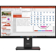 Lenovo 27" IPS T27-40 64A5MAT6TK 4ms 60HZ Hdmı-Dp Usbc Kurumsal Monitör 1920X1080