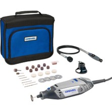 Dremel 3000-2/25 Se El Motoru Hobi Makine Seti 25 Aks. (Gravür) 130 W Güç ve 19 cm Uzunluk