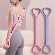3b Trend Egzersiz Esnetme Direnç Lastiği Pilates Yoga Fitness Için Silikon Direnç Bandı 1 Adet