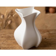 3D Baskı Zamanı Organik Form Dekoratif Vazo | 3D Baskı Modern Minimal Çiçeklik