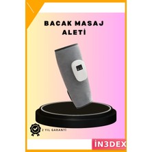 İn3dex 3 Kademeli Hava Basınçlı Isıtmalı Baldır Masaj Aleti Titreşimli Kablosuz