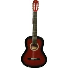 Barcelona LC 3900RDS Klasik Gitar Bordo Renkli Kılıf ve Pena ile Profesyonel Kullanım İçin