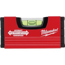 Milwaukee Ağır Hizmet Tipi Minibox Su Terazisi 10 cc 4932459100 Alüminyum Gövdeli 1 Adet Yüksek Doğruluk