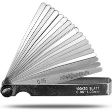 Gfb 20 Yapraklı Sentil Filler Çakısı 0.05-1mm 1X100MM Hassas Ölçüm Aleti