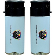 UltraMint 50 Adet Kişiye ve Firmalara Özel Çift Taraf Uv Baskılı Kasai Mini Promosyon Çakmak