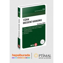 Beta Yayınevi Türk Medeni Kanunu Cep Serisi 2025 (En Güncel Baskı)
