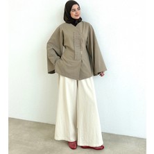 Moda Aksa 2058 Minimal Massi Bluz Çağla