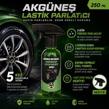 Akgüneş Motogaraj Lastik Parlatıcı – Uv Korumalı, Kayma Yapmayan Profesyonel Lastik Bakım Ürünü