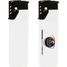 UltraMint 25 Adet Özel Logolu Uv Baskılı Rüzgar Promosyon Çakmak Seti
