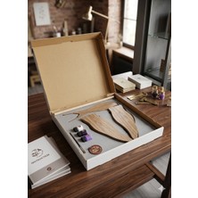 Wood Motion Ahşap Uçan Kuş El Yapımı Dekorasyon Kinetik  Hediyelik  Kendin Yap (Dıy) Hobi Seti Kırlangıç Modeli