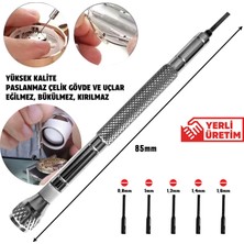 Saatse 5 Uçlu Tornavida Seti Hassas Saat Gözlük Elektronik Tamiri