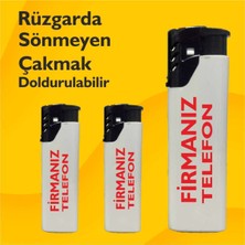 UltraMint Rüzgar Çakmak 100'LÜ Çift Yön Baskılı Paket, Pratik ve Şık Kullanım