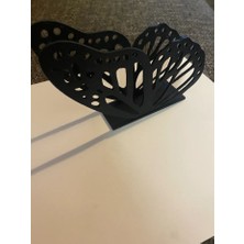 3D Baskı Zamanı Kelebek Tasarımlı Kitap Tutucu | Dekoratif Raf Organizer