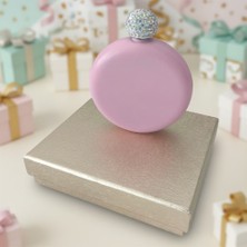 Teknohediyem Paslanmaz Çelik Matara 5 Oz | Dayanıklı Çelik Cep Matarası | Kompakt ve Şık Tasarım | 11X9 cm Taşınabilir Matara | Hediyelik Metal Matara