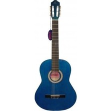 Barcelona LC 3900 BL Mavi Klasik Gitar Ihlamur Ağacı Üst Kısım ve Akçaağaç Sap ile