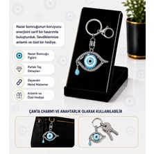 Mdm Style Çanta ve Anahtarlar Için Şık Nazar Boncuğu Aksesuarı