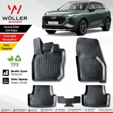 Yeni Audi Q3 Paspas 2025 Sonrası Uyumlu 3D Havuzlu Wöller Paspas