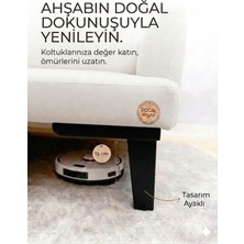 Legora Wood Design 1. Sınıf Gürgen Ağacı 15 cm Siyah Küt Ayak Mobilya Kanepe Koltuk Tv Ünitesi Mobilya Ayakları Ahşap
