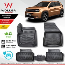 Yeni Fiat Grande Panda Paspas 2025 Sonrası Uyumlu 3D Havuzlu Wöller Paspas