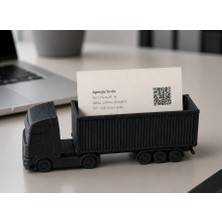 3D Baskı Zamanı Lojistik ve Tır Temalı Kartvizitlik – Nakliye Sektörü Için Profesyonel Masa Aksesuarı