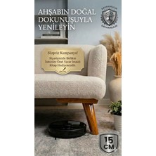 Legora Wood Design 1. Sınıf Gürgen Ağacı 15 cm Açık Ceviz Mobilya Kanepe Koltuk Tv Ünitesi Yükseltici Yükseltme Ayakları