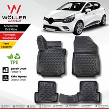Renault Clio 4 Uyumlu Paspas 2012 2019 Arası 3D Havuzlu Wöller Paspas