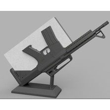3D Baskı Zamanı M16 / Ar-15 Kartvizitlik - 3D Yazıcı Taktik Ofis Aksesuarı - Silah Severlere Özel Hediye