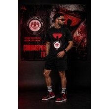 Rabona Fashion Çorumspor Bayrak Açan Taraftar T-Shirt