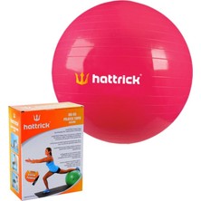Hattrick  (Hb-65-07)  65 cm Pembe Pilates Topu Setli Kullanım Amacıyla Özel Tasarım Pilates Ürünü