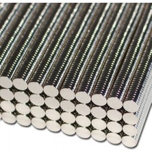 Dünya Magnet 50 Adet 5x1 mm Yuvarlak Mini Güçlü Neodyum Mıknatıs Magnet