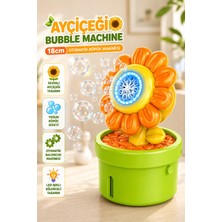 Toyz Play LED Işıklı Baloncuk Çıkaran Saksılı Çiçek Otomatik Bubble Machine Çocuk Oyuncağı